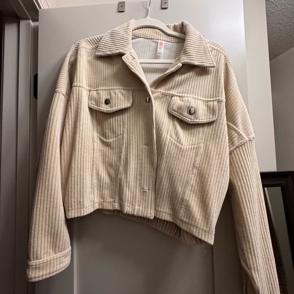 Beige Corduroy Jacket